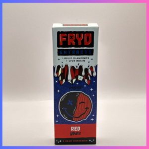 2 Gram Live Resin Disposable | Red Vines | Hybrid | Fryd Extracts